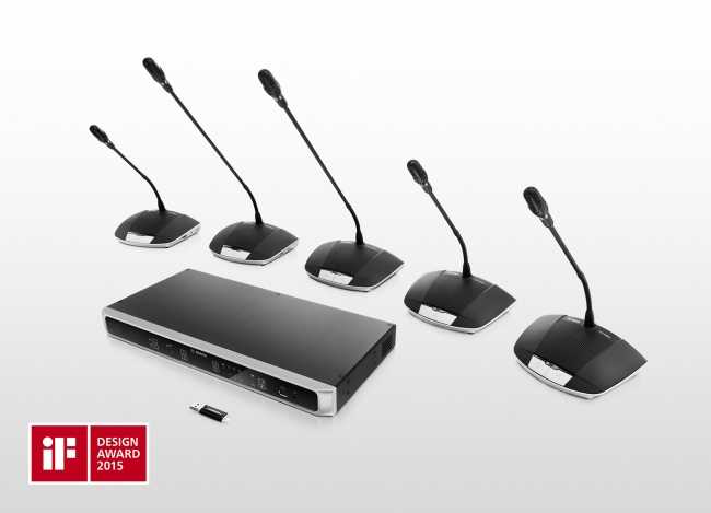 Award-winning discussion system leads Bosch launches