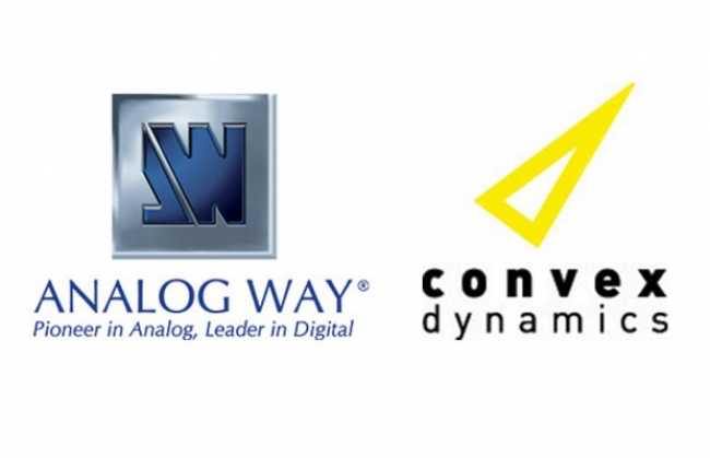 Analog Way partners with Convex Dynamics