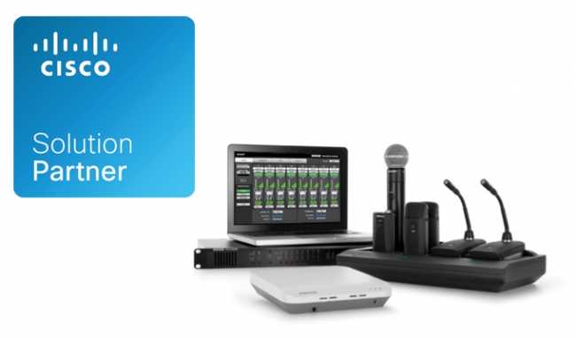 Shure joins Cisco Solution Partner Programme