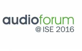 Connessioni to host AudioForum@ISE2016