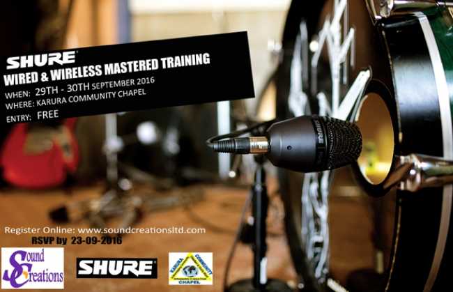 Sound Creations and Shure to host microphone training in Nairobi