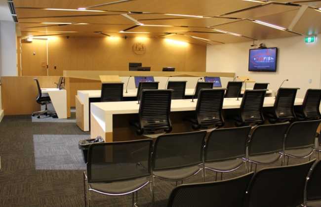 Tesira creates an ‘e-court’ experience