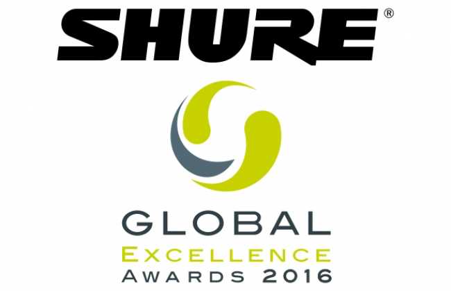Shure wins Global Excellence Award