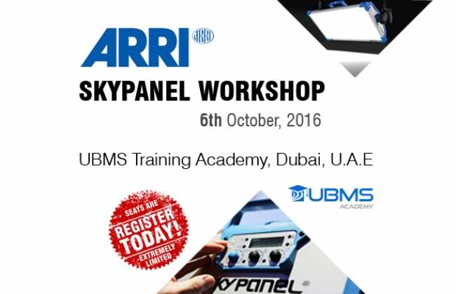 Arri Skypanel workshop coming to Dubai