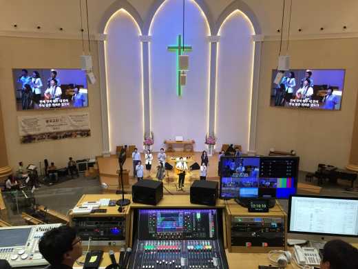 The new Holy Flames Methodist Church goes dLive