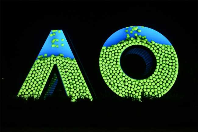 The PA People brings the Australian Open’s logo to life