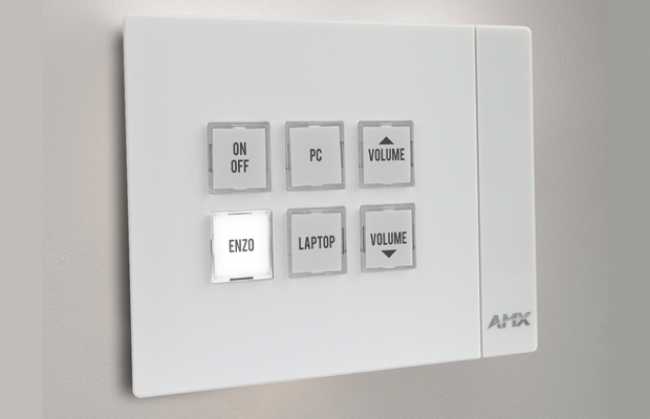 NetLinx added to AMX Massio ControlPads