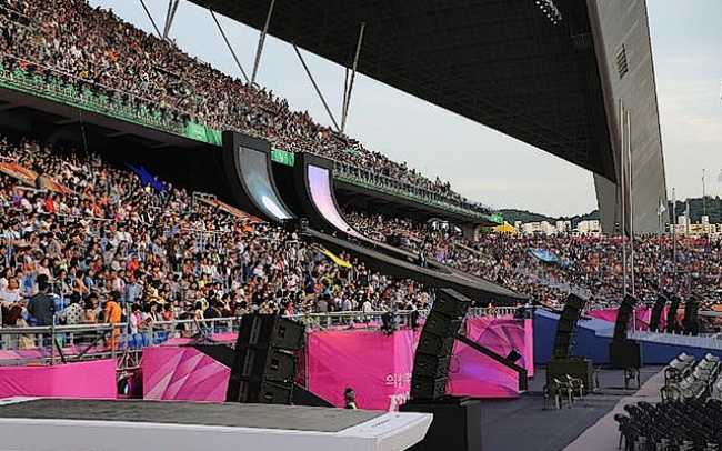 TechData and Total Korea power Universiade Gwangju ceremonies