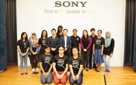 Sony educates NYP students on projection mapping 