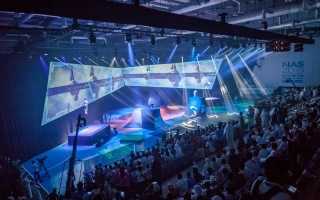 Protec calls on BlackTrax for NAS opening ceremony