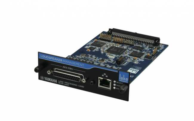 Yamaha consoles to incorporate Lake processing