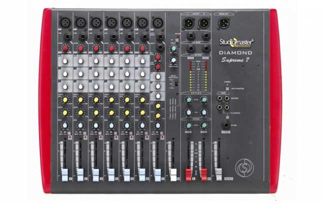 Professional features for Studiomaster Professional's Diamond Supreme Series 