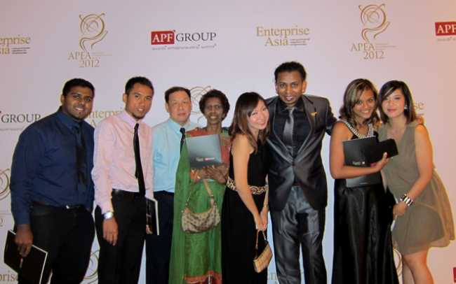 Synergy AVL's Henry Saravanan named Most Promising Entrepreneur at Asia Pacific Awards