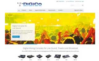 DiGiCo gets responsive with updated website