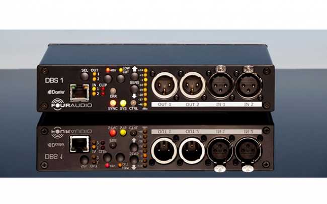 Dante breakout box from Four Audio