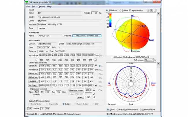 Improved simulation options for L-Acoustics