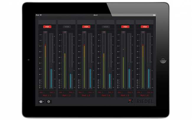 Riedel unveils iPad app