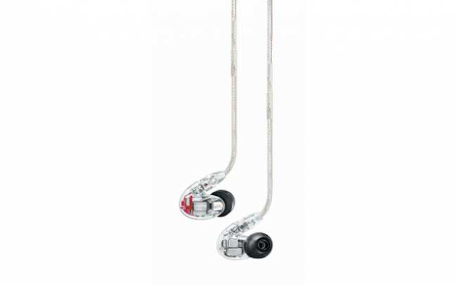 Sound isolating earphones from Shure