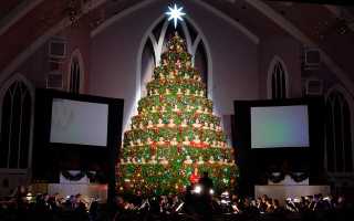 Earthworks deployed for Singing Christmas Tree