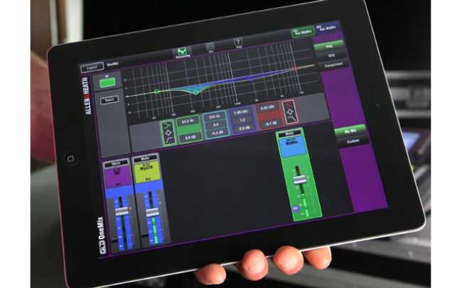 Monitor mixing gets personal with A&H iPad app