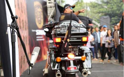Shure wows Harley fans at Bikerockestra anniversary event