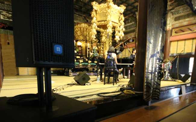 Komyo-ji Temple concert uses On Point Audio