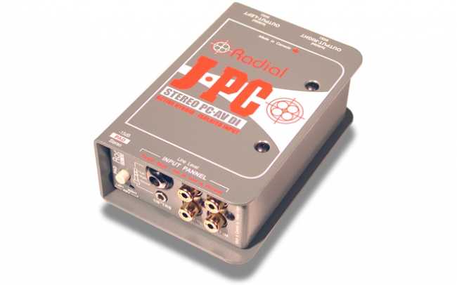 USB-Pro and JCP DI Box from Radial Engineering