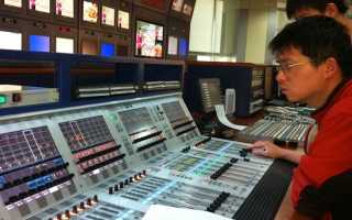 Hubei Business News Channel ops for Soundcraft Vi4 digital console
