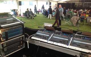 Allen & Heath Qu-16s used for New Zealand Folk Festival
