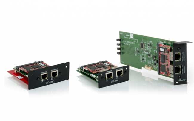 Bose processors and amplifiers adopt Dante