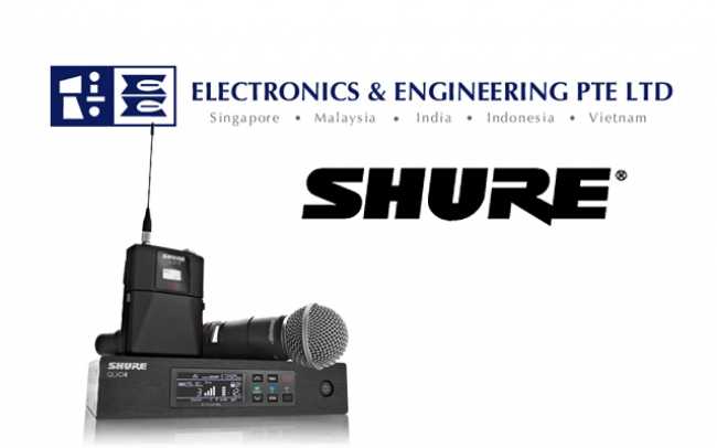 E&E launches Shure QLX-D in Singapore