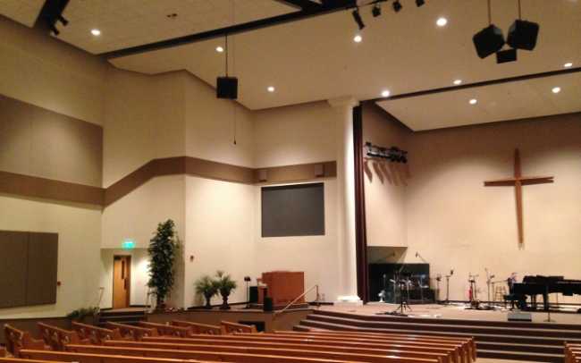 Century Baptist Church upgrades with EAW