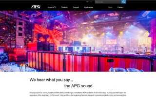 APG unveils new website