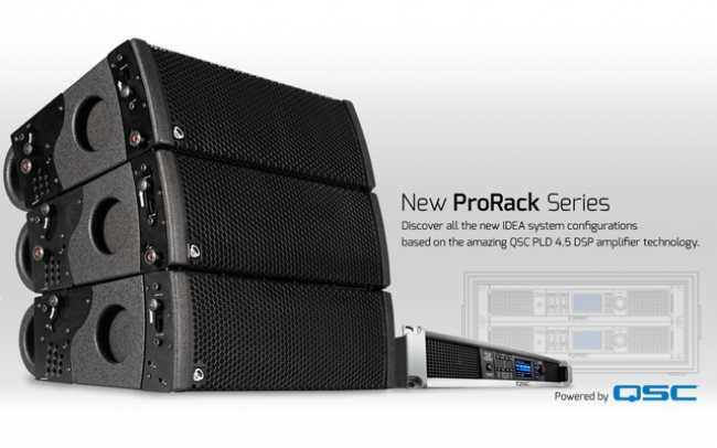 QSC and Idea Pro Audio partner on ProRack amp series